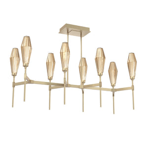 Hammerton Studio - PLB0049-48-GB-RB-001-L3 - LED Linear Suspension - Aalto - Gilded Brass