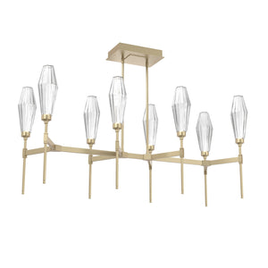 Hammerton Studio - PLB0049-48-GB-RC-001-L1 - LED Linear Suspension - Aalto - Gilded Brass