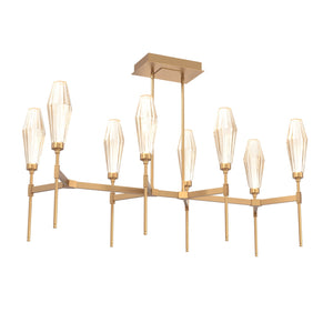 Hammerton Studio - PLB0049-48-NB-RA-001-L3 - LED Linear Suspension - Aalto - Novel Brass