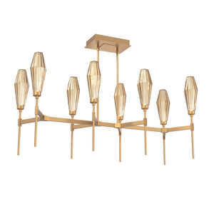 Hammerton Studio - PLB0049-48-NB-RB-001-L3 - LED Linear Suspension - Aalto - Novel Brass