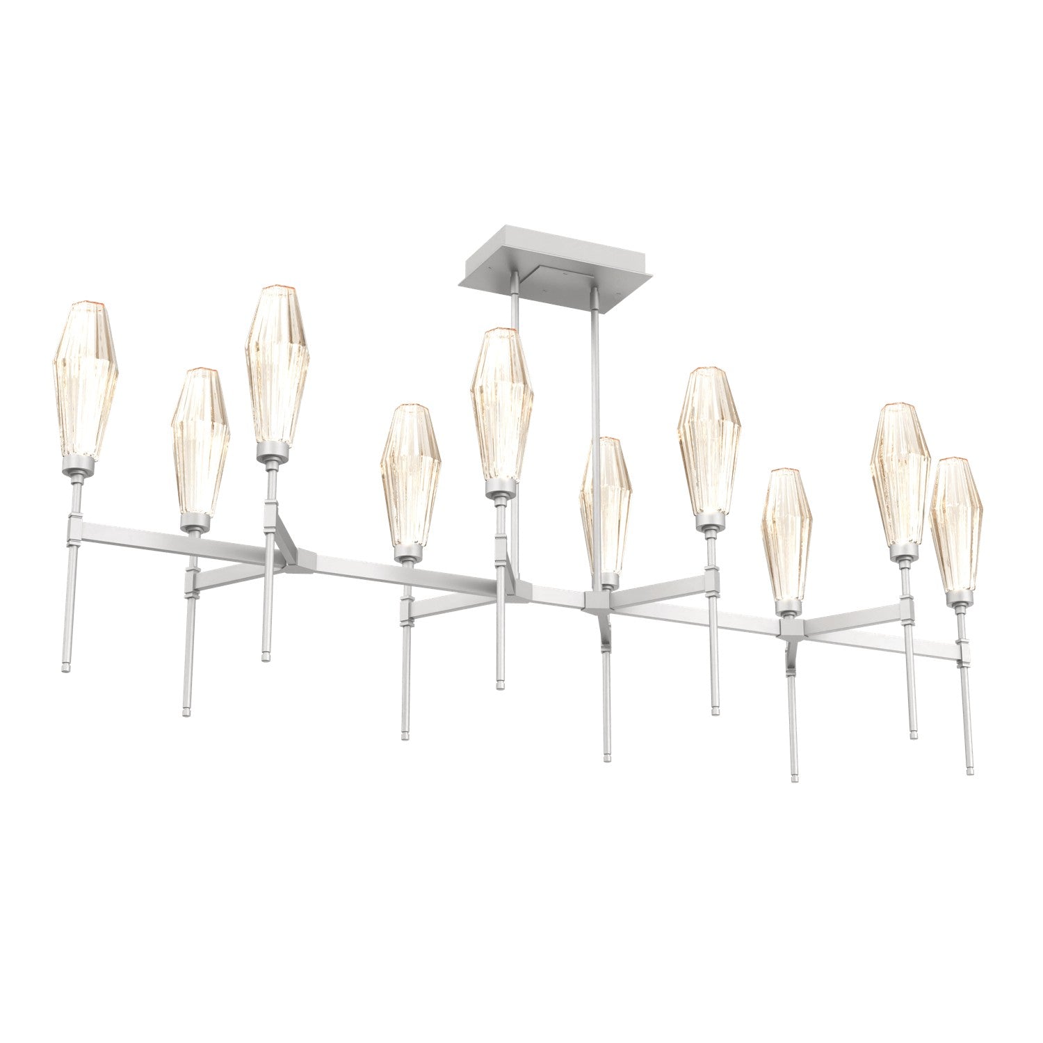 Hammerton Studio - PLB0049-67-BS-RA-001-L3 - LED Linear Suspension - Aalto - Beige Silver