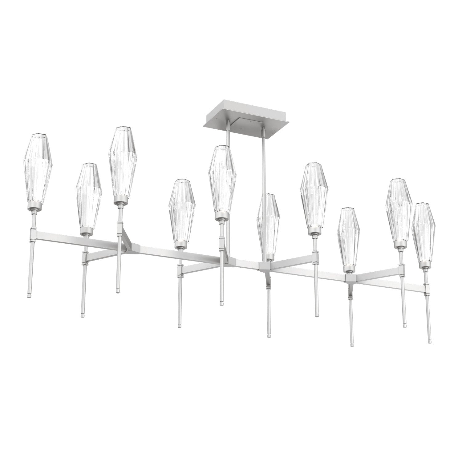 Hammerton Studio - PLB0049-67-BS-RC-001-L3 - LED Linear Suspension - Aalto - Beige Silver