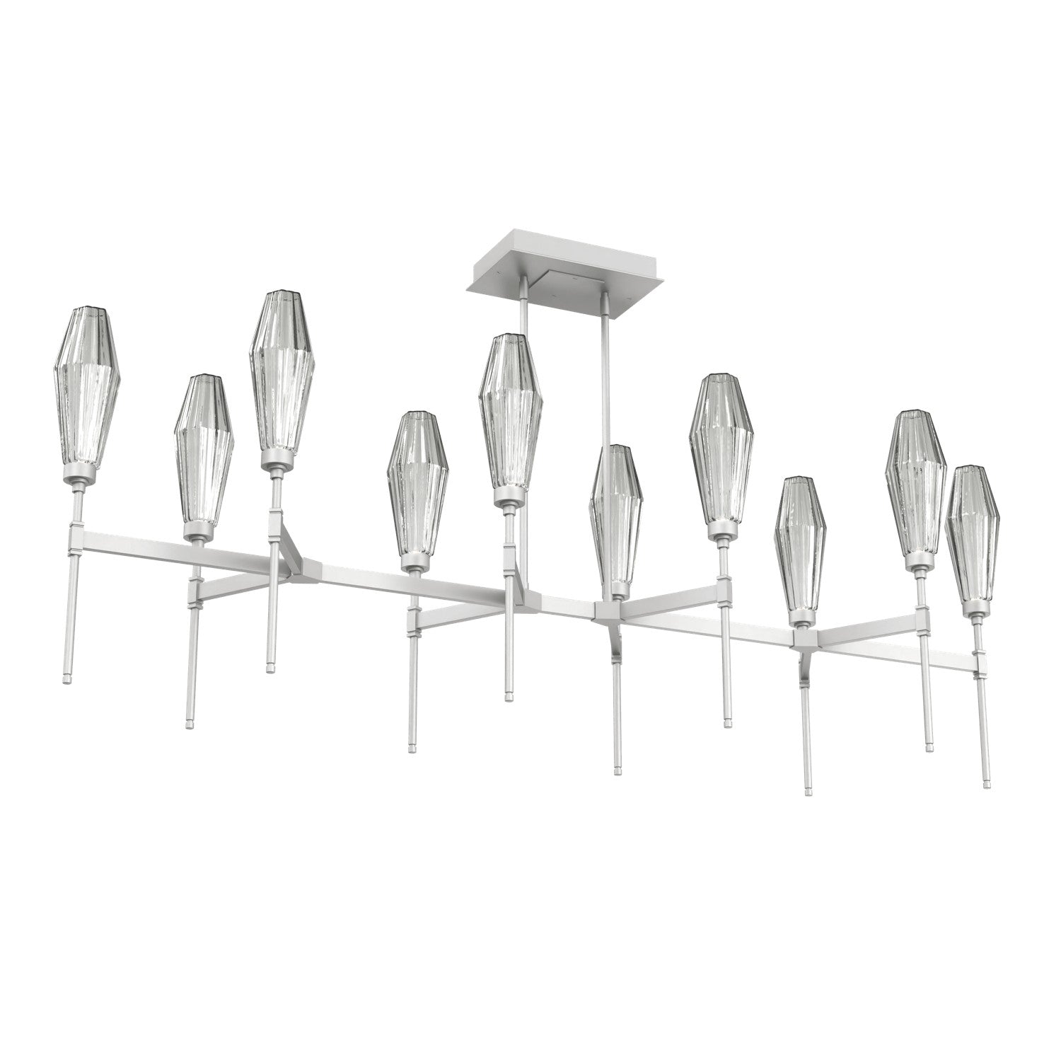 Hammerton Studio - PLB0049-67-BS-RS-001-L3 - LED Linear Suspension - Aalto - Beige Silver