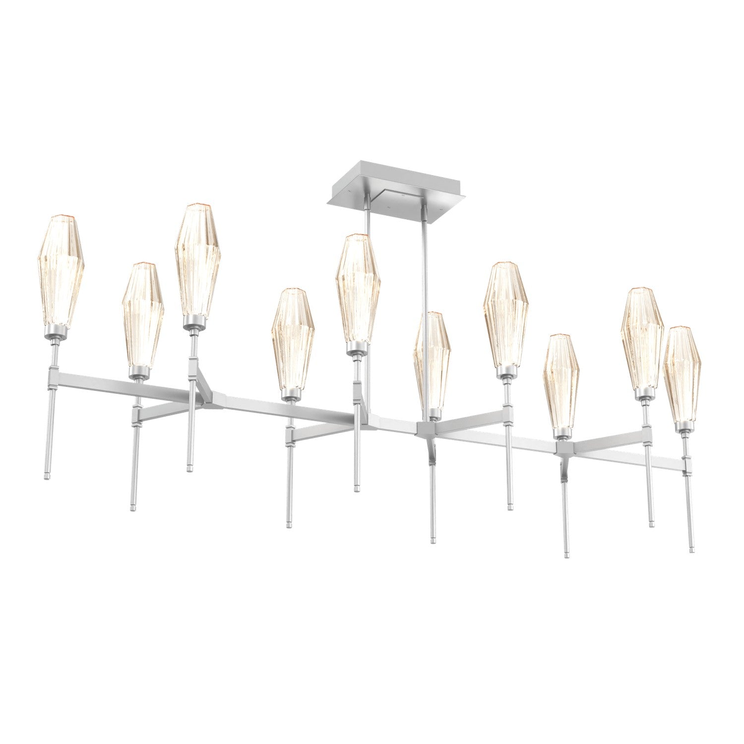 Hammerton Studio - PLB0049-67-CS-RA-001-L3 - LED Linear Suspension - Aalto - Classic Silver