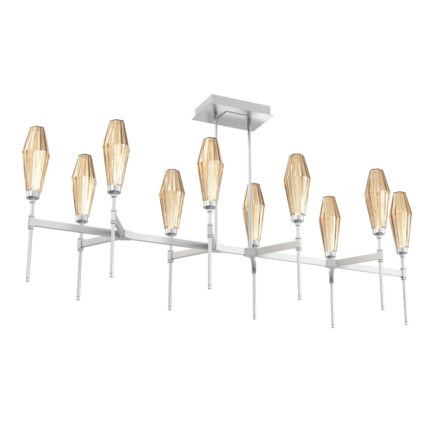 Hammerton Studio - PLB0049-67-CS-RB-001-L3 - LED Linear Suspension - Aalto - Classic Silver