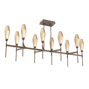 Hammerton Studio - PLB0049-67-FB-RB-001-L3 - LED Linear Suspension - Aalto - Flat Bronze