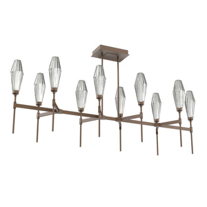 Hammerton Studio - PLB0049-67-FB-RS-001-L1 - LED Linear Suspension - Aalto - Flat Bronze