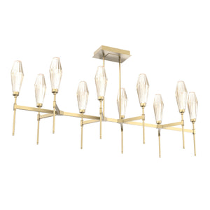 Hammerton Studio - PLB0049-67-GB-RA-001-L1 - LED Linear Suspension - Aalto - Gilded Brass