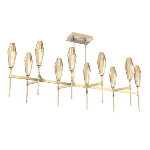 Hammerton Studio - PLB0049-67-GB-RB-001-L1 - LED Linear Suspension - Aalto - Gilded Brass