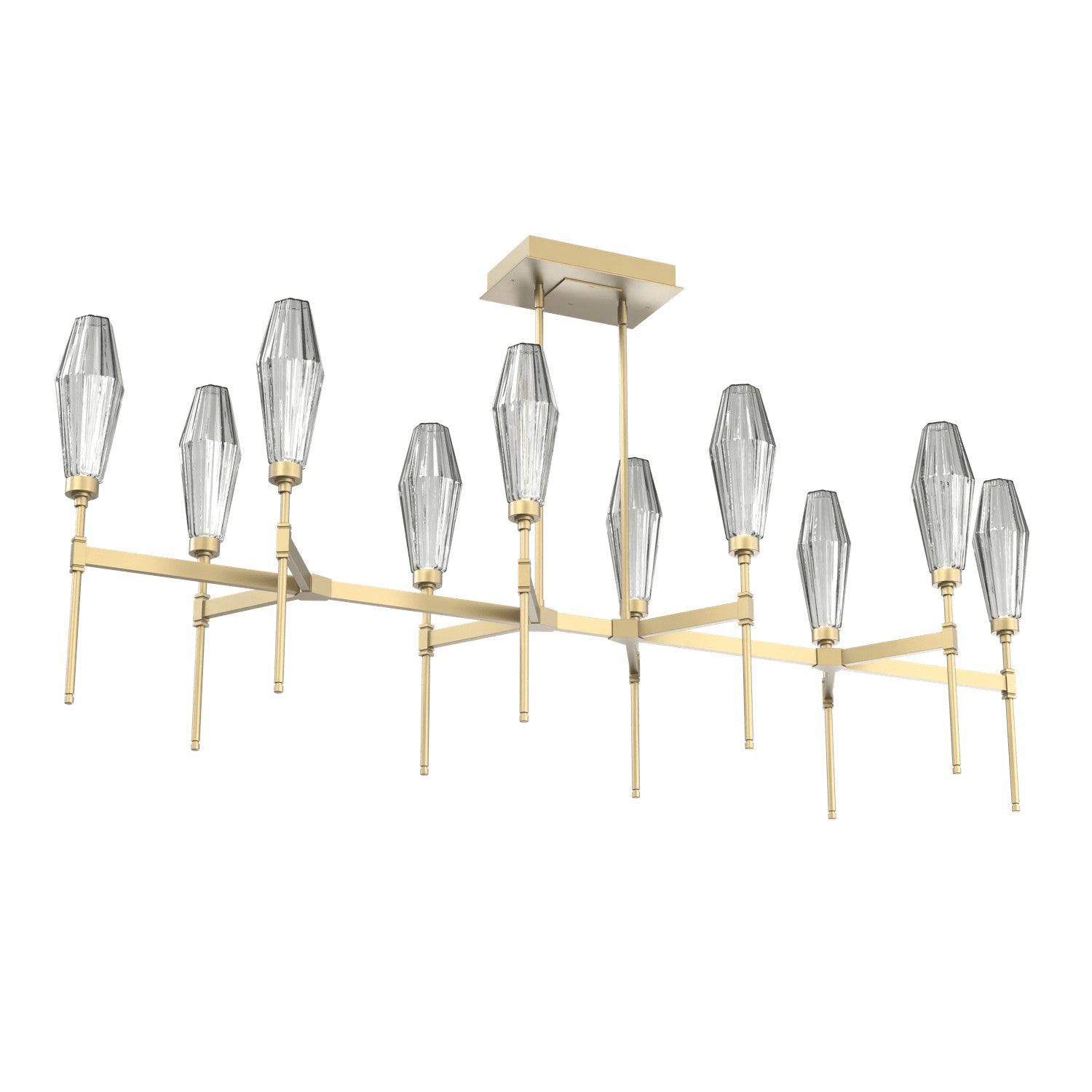 Hammerton Studio - PLB0049-67-GB-RS-001-L1 - LED Linear Suspension - Aalto - Gilded Brass