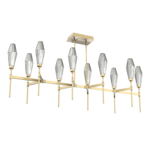 Hammerton Studio - PLB0049-67-GB-RS-001-L3 - LED Linear Suspension - Aalto - Gilded Brass