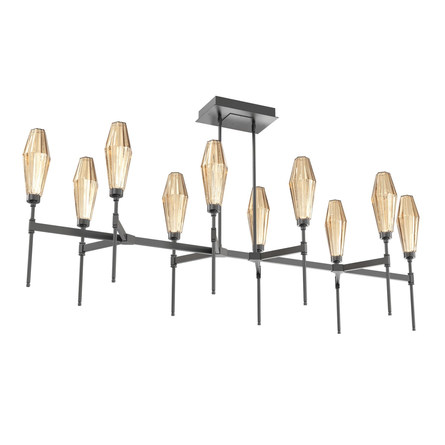 Hammerton Studio - PLB0049-67-MB-RB-001-L3 - LED Linear Suspension - Aalto - Matte Black