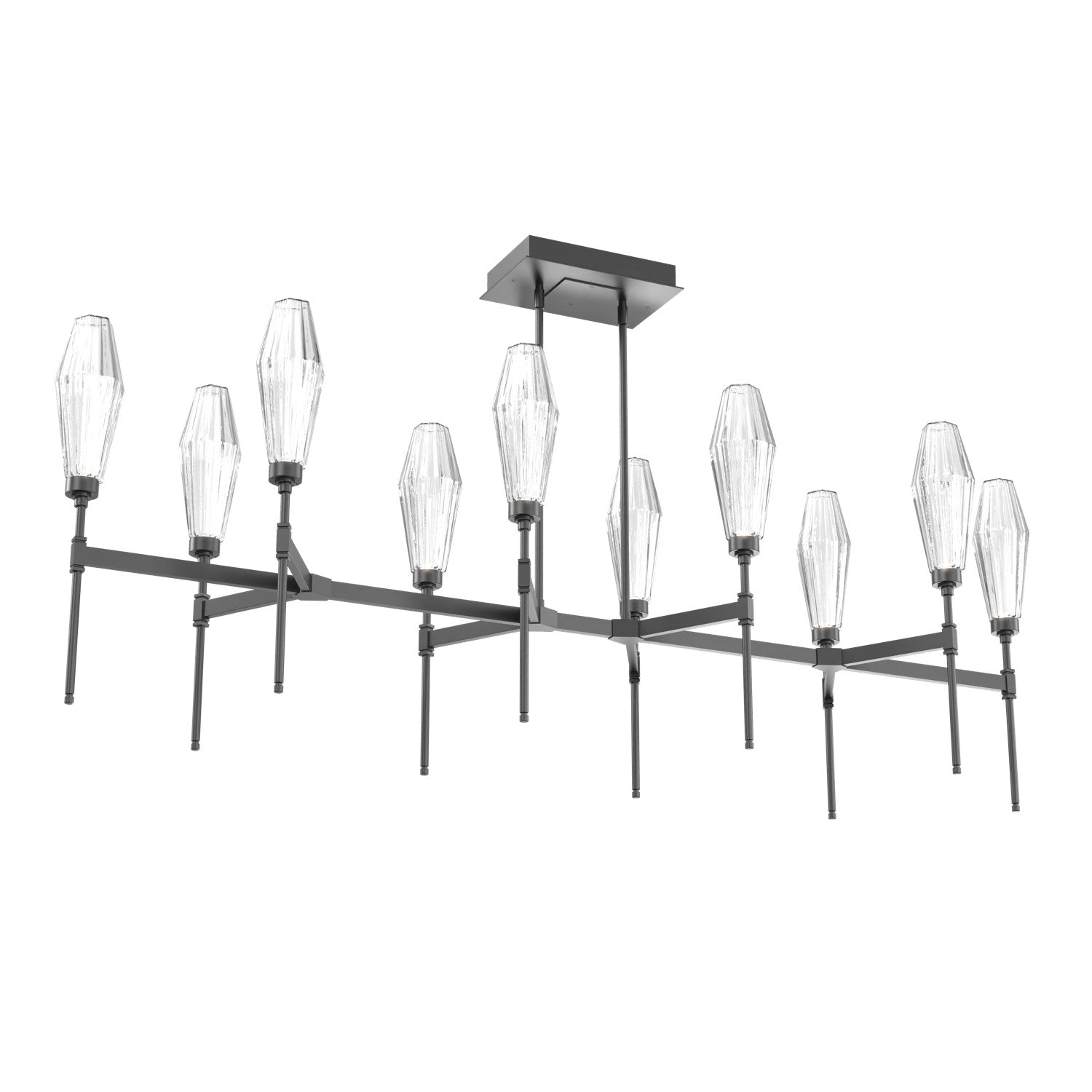 Hammerton Studio - PLB0049-67-MB-RC-001-L1 - LED Linear Suspension - Aalto - Matte Black