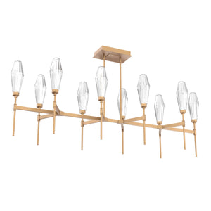 Hammerton Studio - PLB0049-67-NB-RC-001-L1 - LED Linear Suspension - Aalto - Novel Brass
