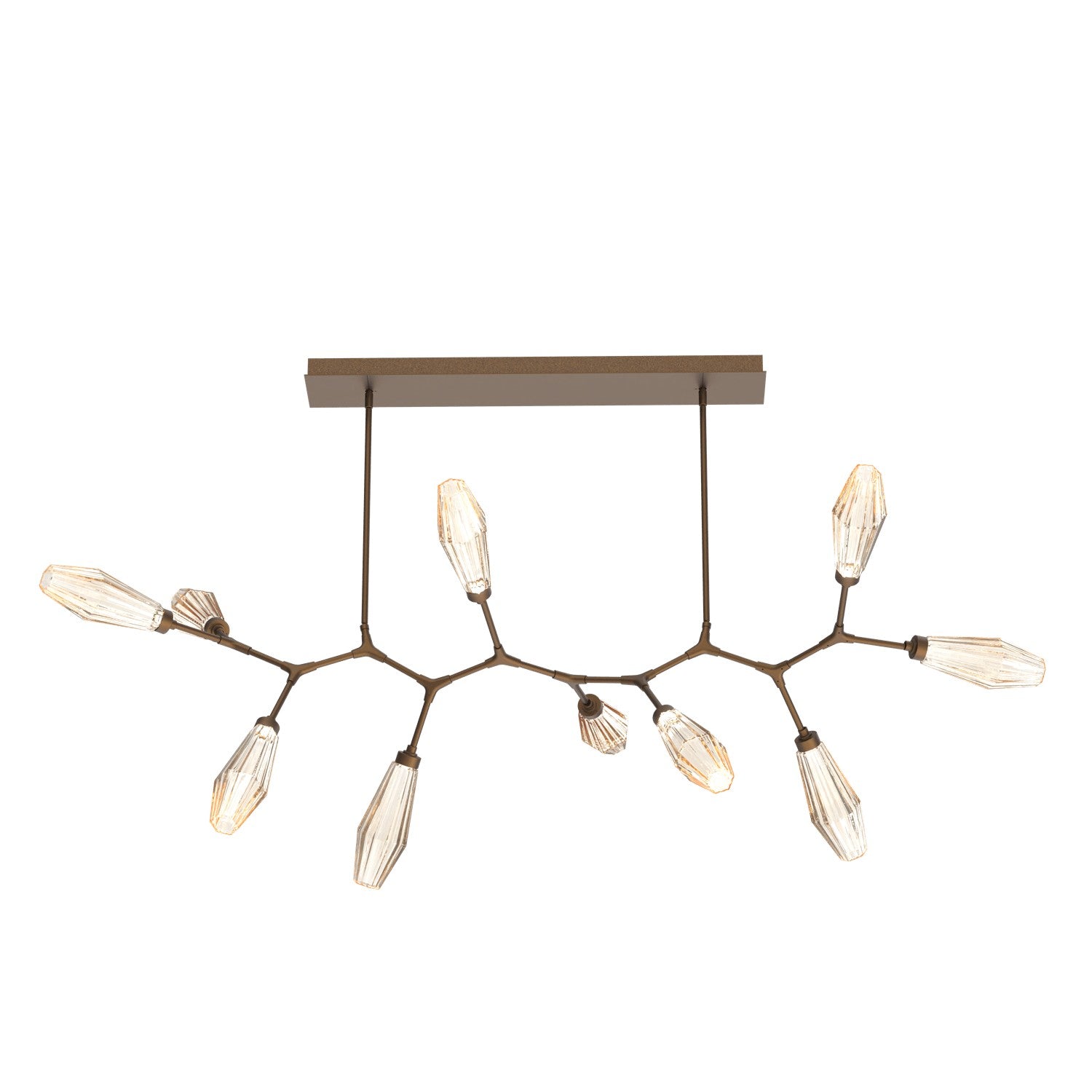 Hammerton Studio - PLB0049-BC-FB-RA-001-L1 - LED Branch - Aalto - Flat Bronze