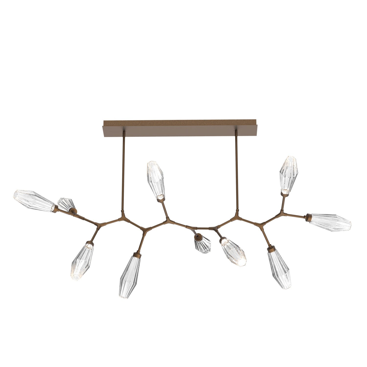 Hammerton Studio - PLB0049-BC-FB-RC-001-L3 - LED Branch - Aalto - Flat Bronze