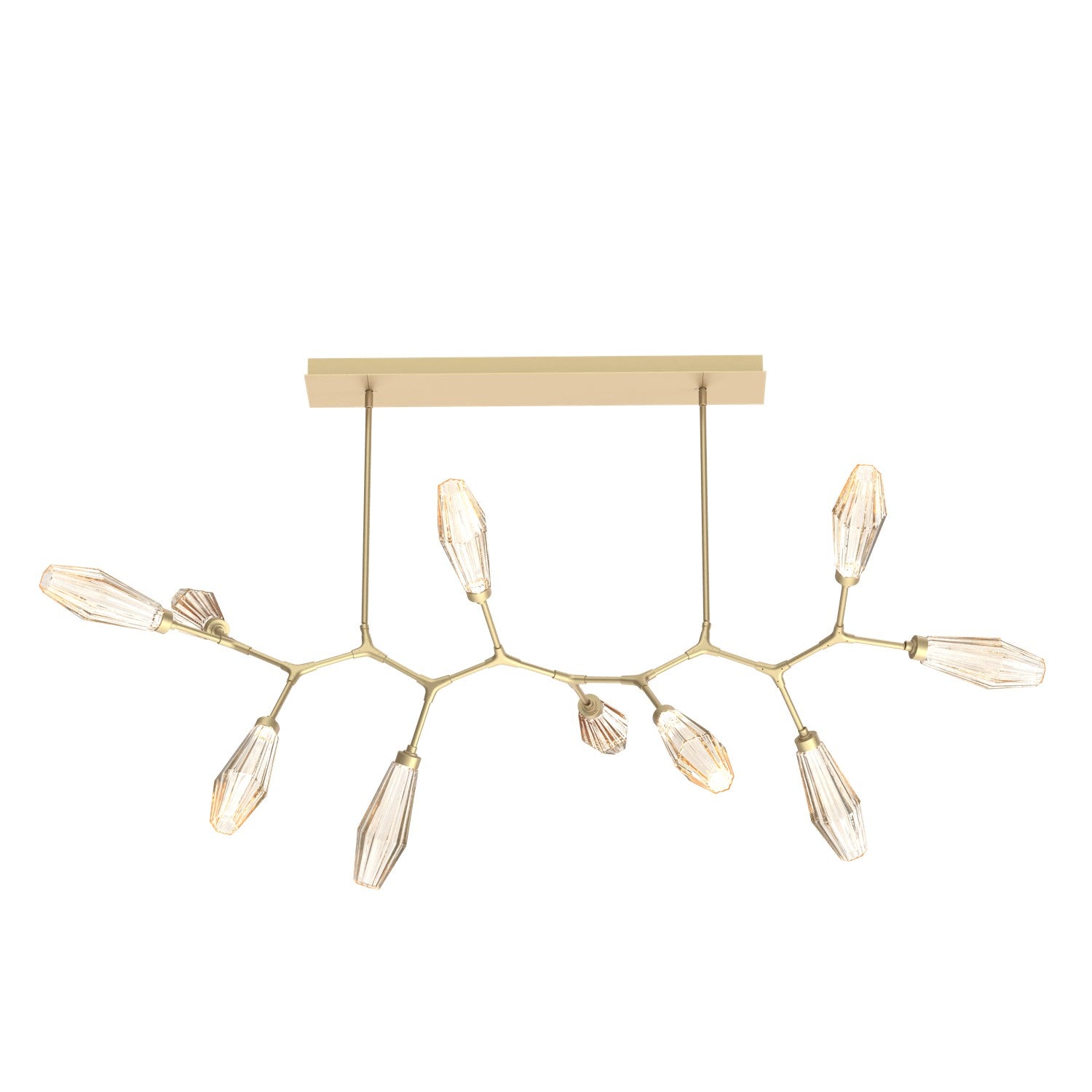 Hammerton Studio - PLB0049-BC-GB-RA-001-L3 - LED Branch - Aalto - Gilded Brass