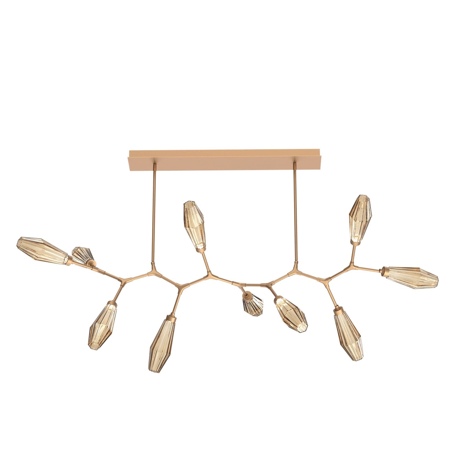 Hammerton Studio - PLB0049-BC-NB-RB-001-L3 - LED Branch - Aalto - Novel Brass