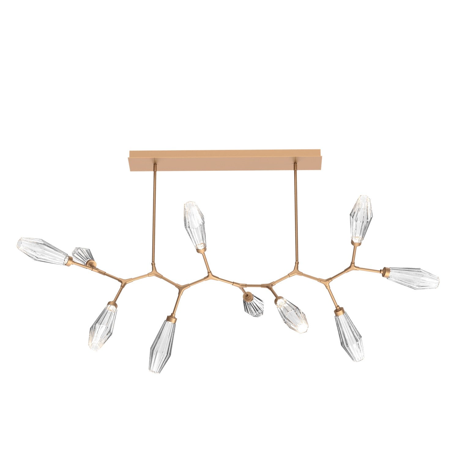 Hammerton Studio - PLB0049-BC-NB-RC-001-L3 - LED Branch - Aalto - Novel Brass