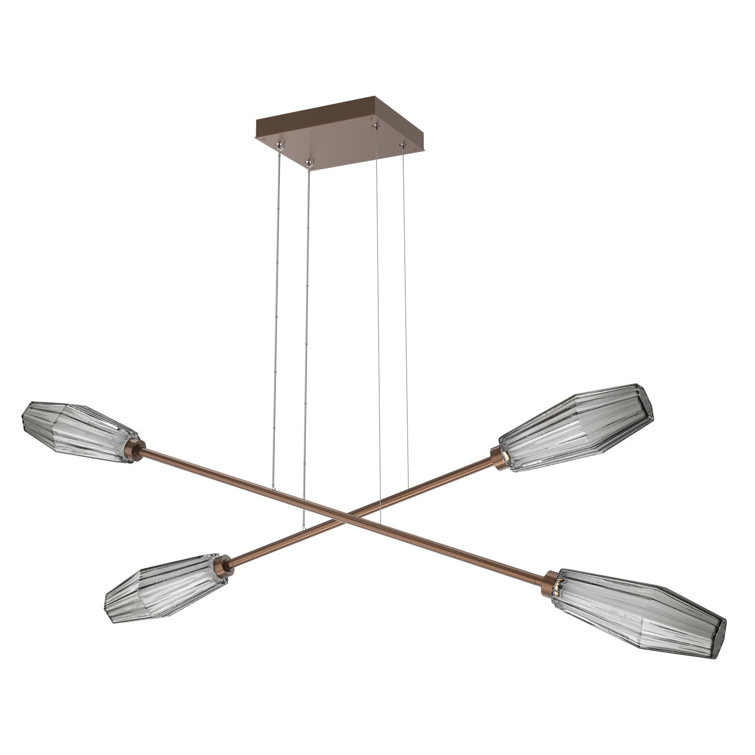 Hammerton Studio - PLB0049-M2-BB-S-CA1-L3 - LED Lantern - Aalto - Burnished Bronze