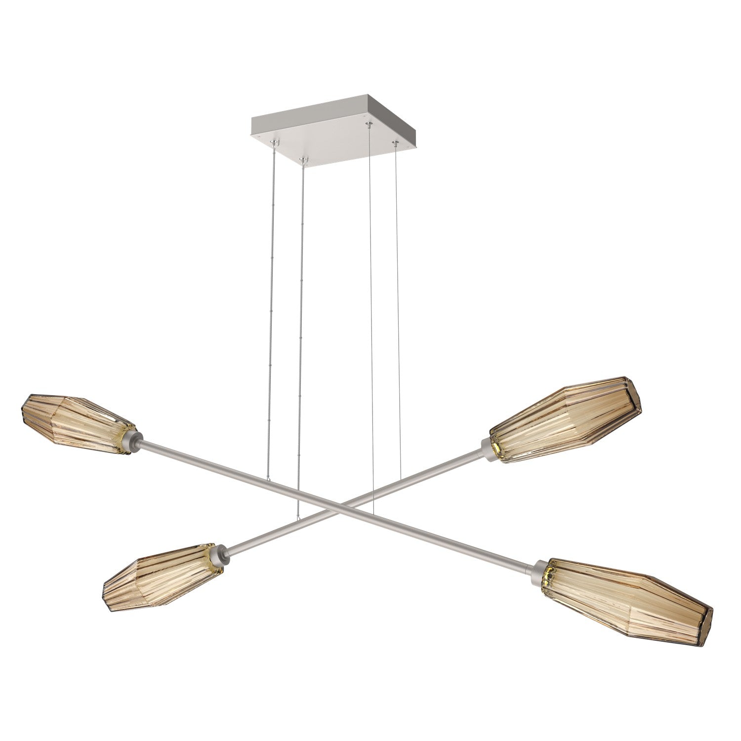 Hammerton Studio - PLB0049-M2-BS-B-CA1-L3 - LED Lantern - Aalto - Beige Silver