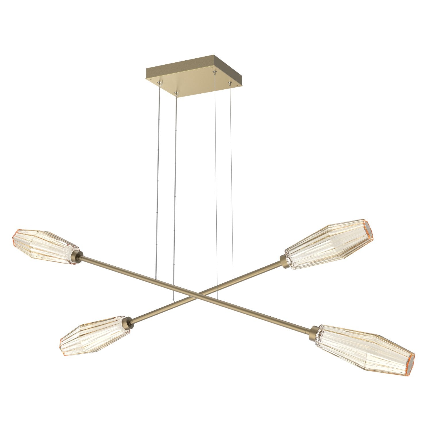 Hammerton Studio - PLB0049-M2-GB-A-CA1-L3 - LED Lantern - Aalto - Gilded Brass