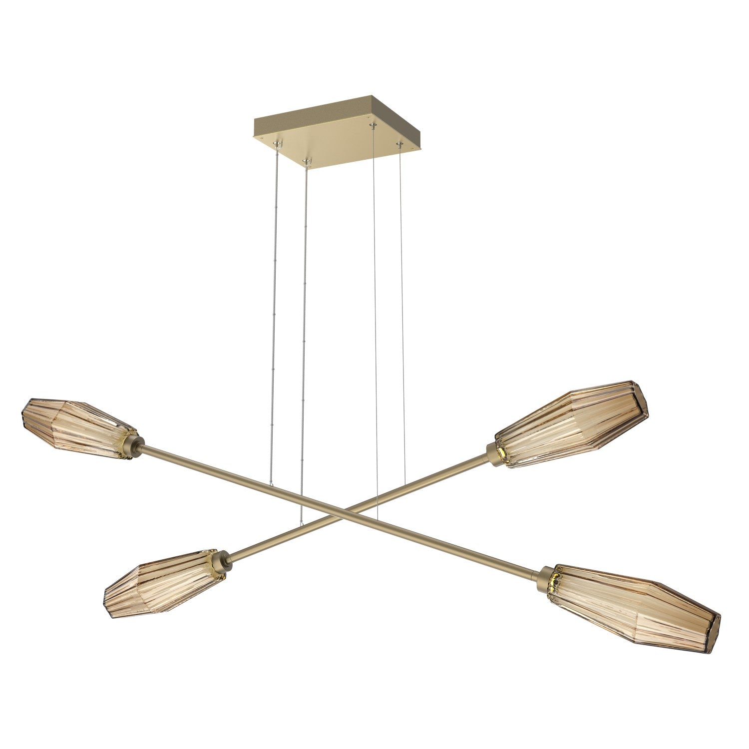 Hammerton Studio - PLB0049-M2-GB-B-CA1-L3 - LED Lantern - Aalto - Gilded Brass