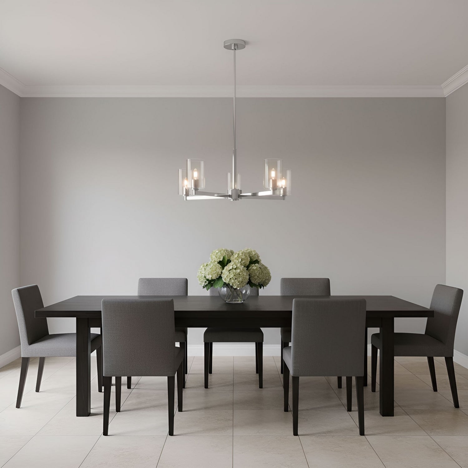 Visual Comfort Studio - 3164205C-05 - Five Light Chandelier - Fullton - Chrome