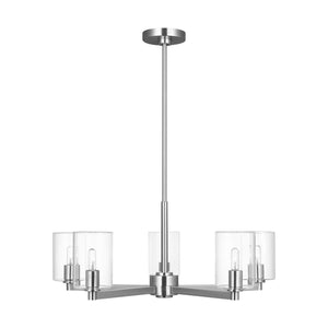 Visual Comfort Studio - 3164205C-05 - Five Light Chandelier - Fullton - Chrome