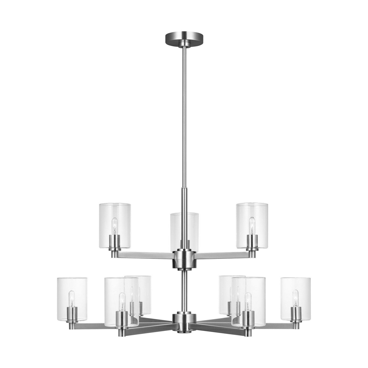 Visual Comfort Studio - 3164209C-05 - Nine Light Chandelier - Fullton - Chrome