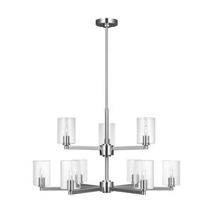 Visual Comfort Studio - 3164209C-05 - Nine Light Chandelier - Fullton - Chrome