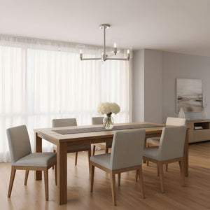 Visual Comfort Studio - 7764203C-962 - Three Light Semi-Flush Mount - Fullton - Brushed Nickel