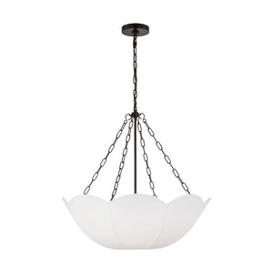 Visual Comfort Studio - AC1163AI - Three Light Chandelier - Stassi - Aged Iron