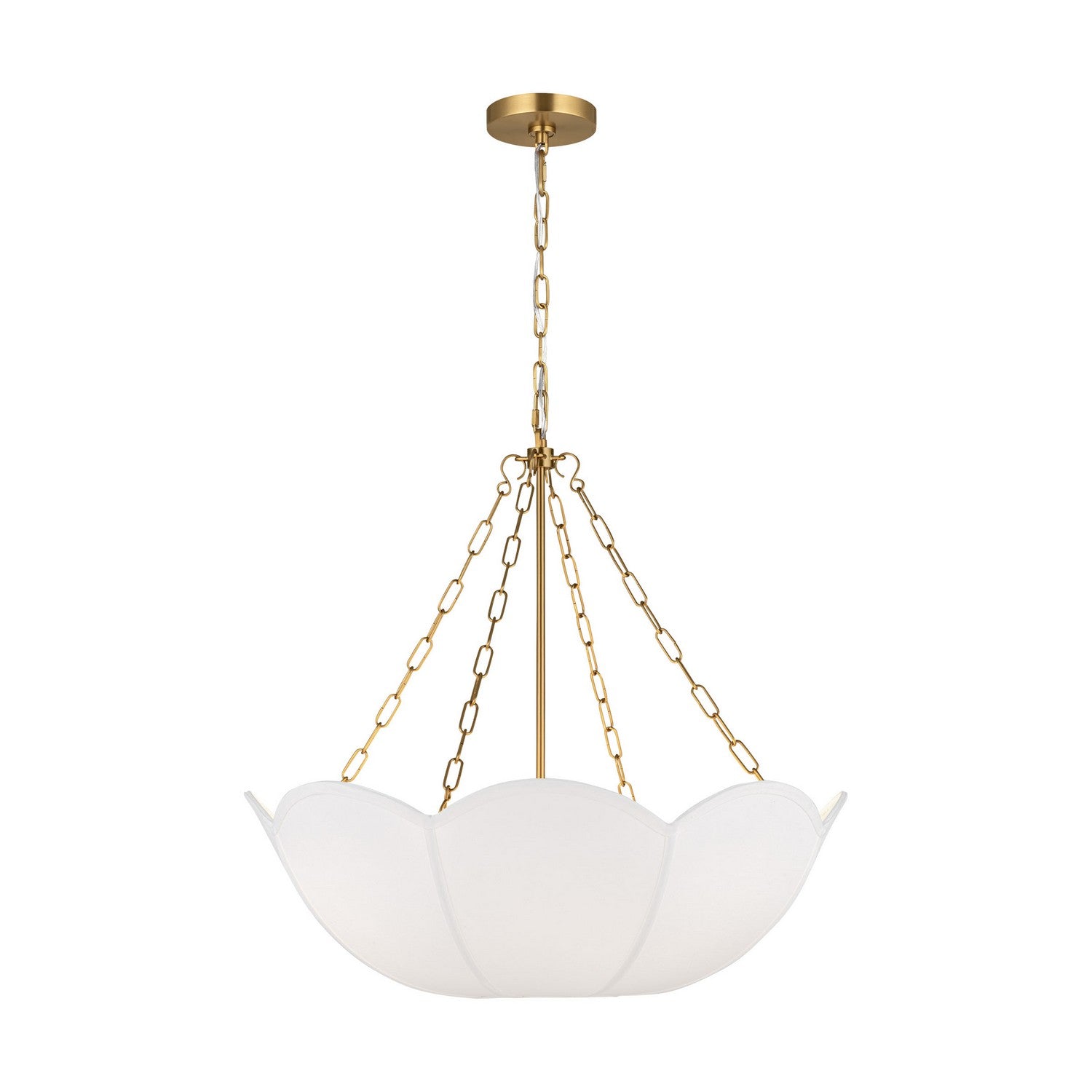 Visual Comfort Studio - AC1163BBS - Three Light Chandelier - Stassi - Burnished Brass