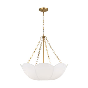 Visual Comfort Studio - AC1163BBS - Three Light Chandelier - Stassi - Burnished Brass