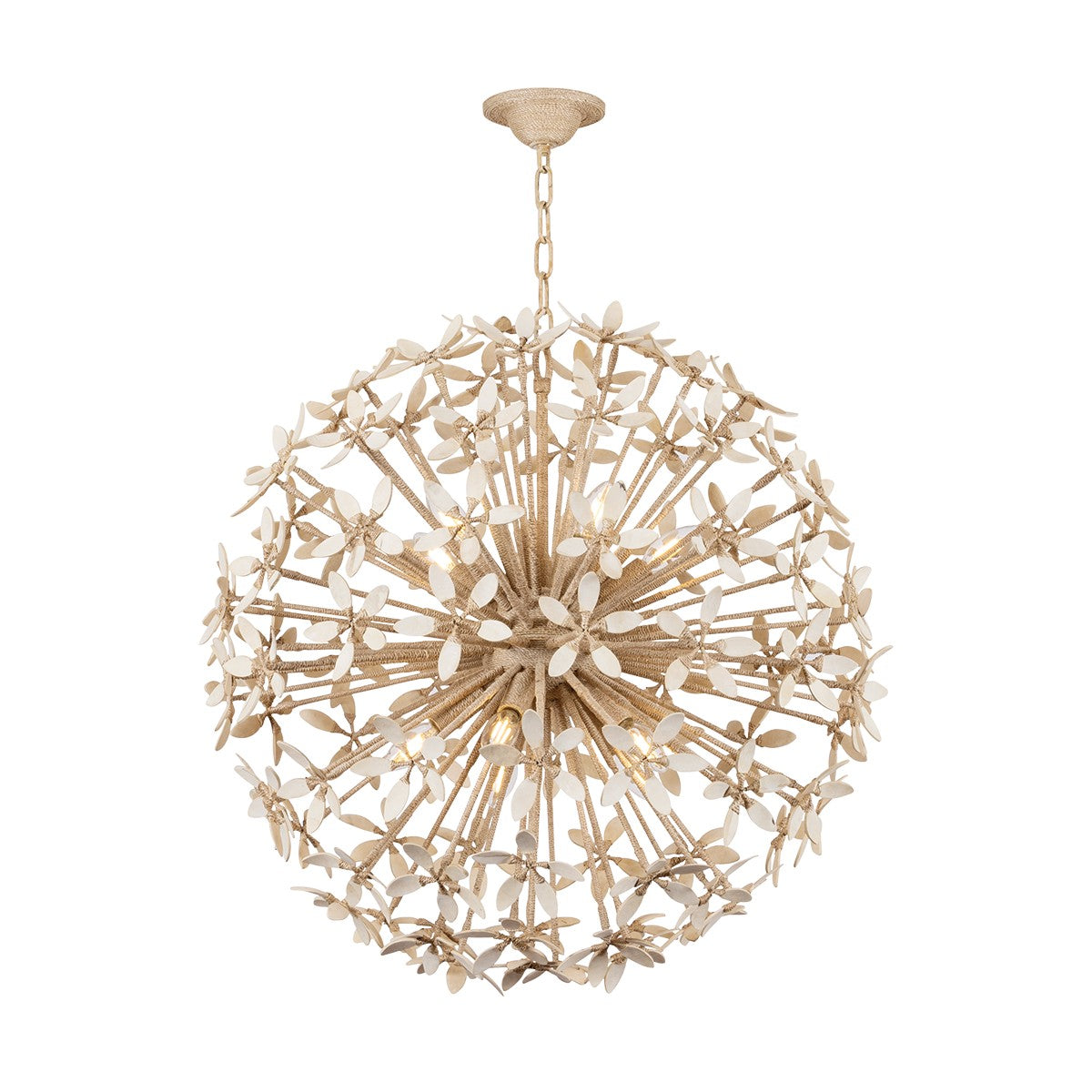 Corbett Lighting - 511-30-IYC - Ten Light Chandelier - Corfu - Ivory Coco