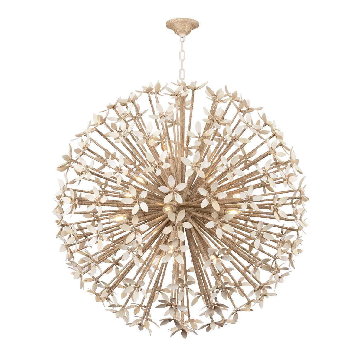 Corbett Lighting - 511-40-IYC - 16 Light Chandelier - Corfu - Ivory Coco