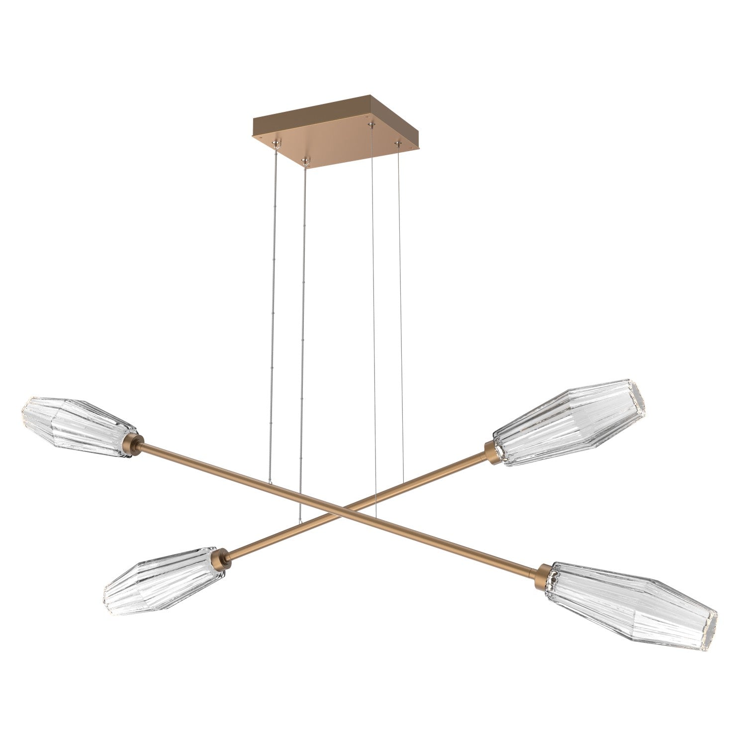 Hammerton Studio - PLB0049-M2-NB-C-CA1-L3 - LED Lantern - Aalto - Novel Brass