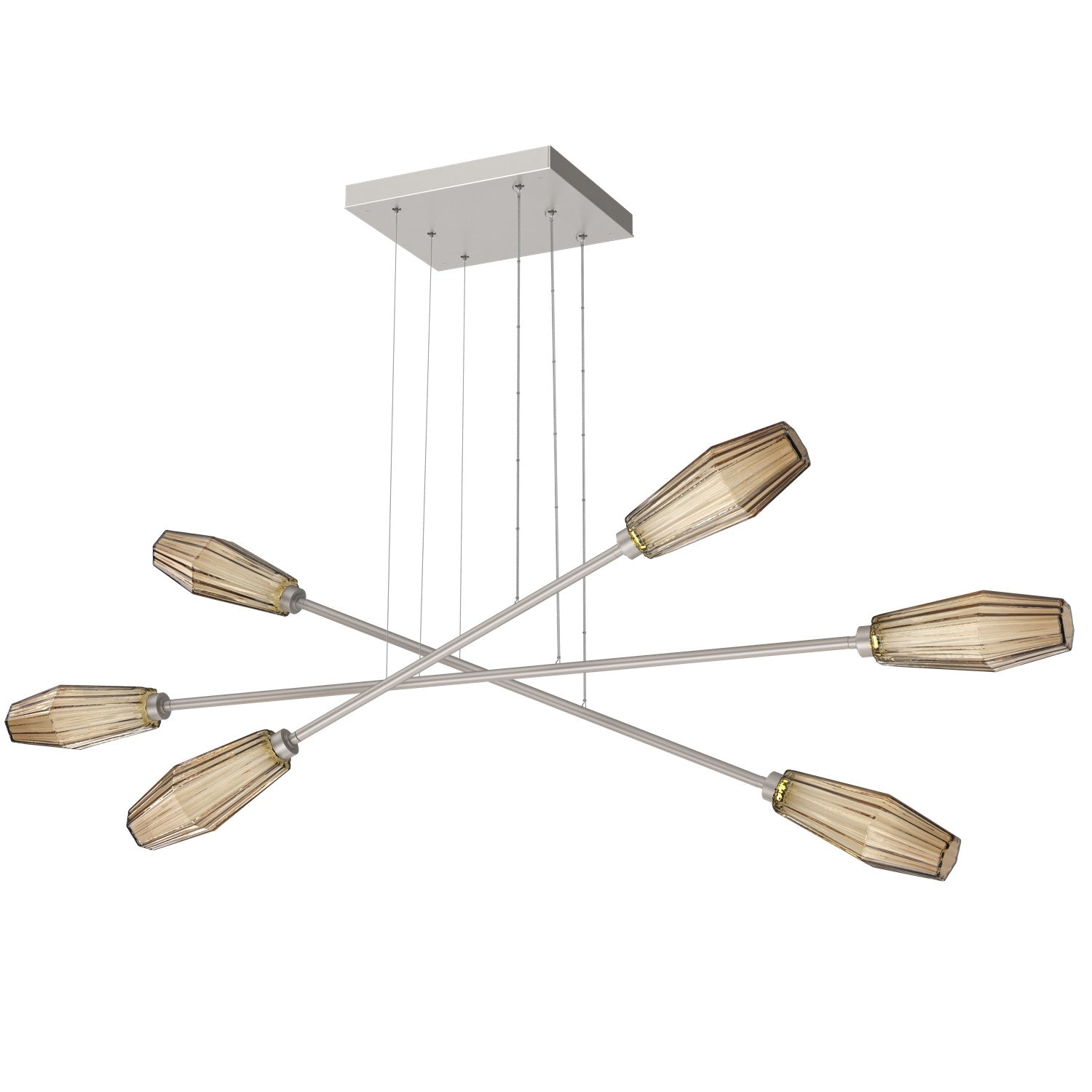 Hammerton Studio - PLB0049-M3-BS-B-CA1-L3 - LED Lantern - Aalto - Beige Silver