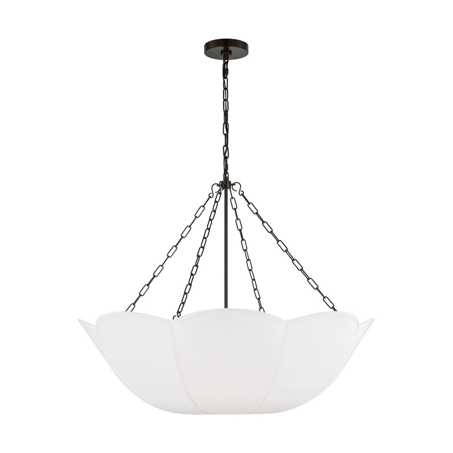 Visual Comfort Studio - AC1174AI - Four Light Chandelier - Stassi - Aged Iron
