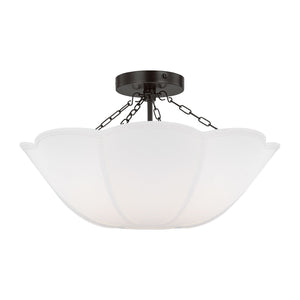 Visual Comfort Studio - AF1212AI - Two Light Semi Flush Mount - Stassi - Aged Iron