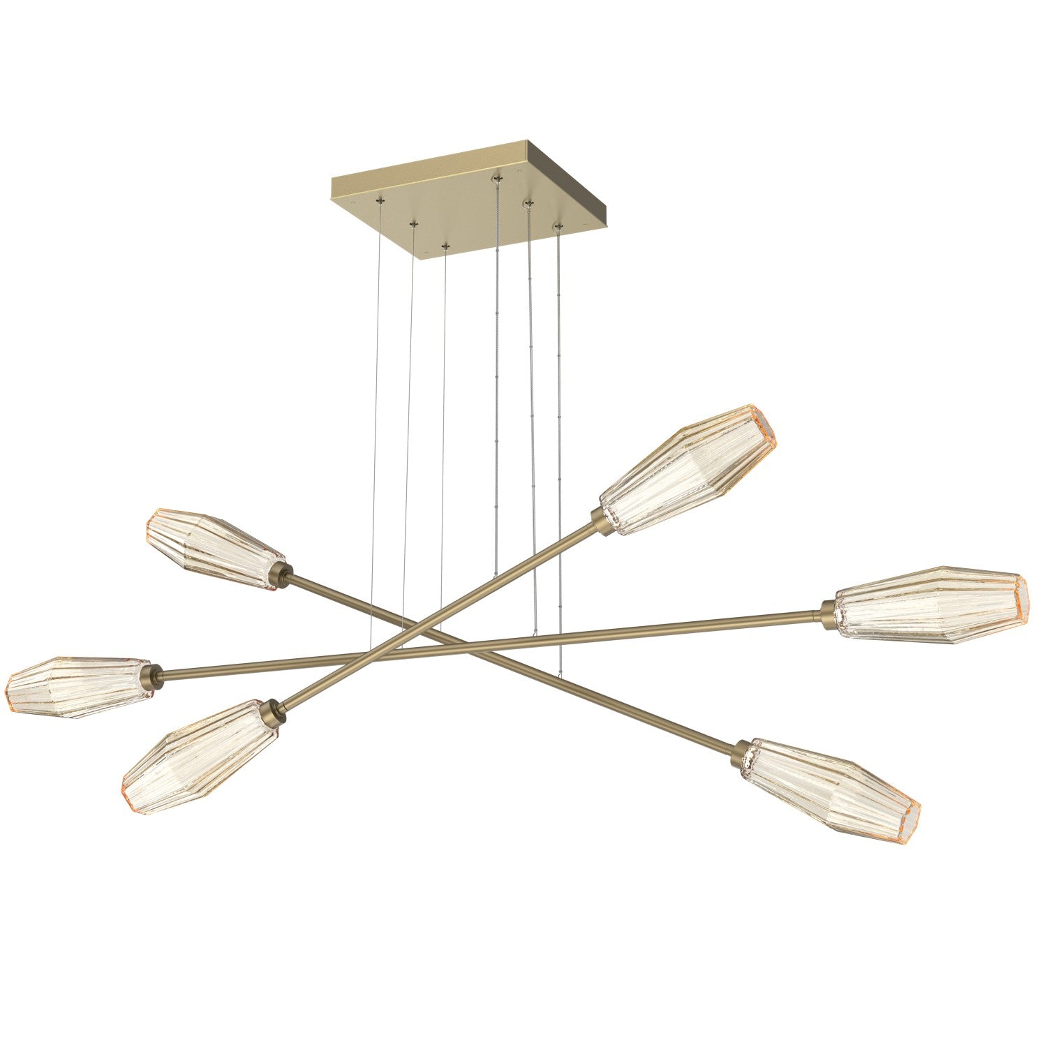 Hammerton Studio - PLB0049-M3-GB-A-CA1-L3 - LED Lantern - Aalto - Gilded Brass