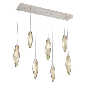 Hammerton Studio - PLB0050-07-BS-CB-C01-L1 - LED Pendant - Rock Crystal - Beige Silver