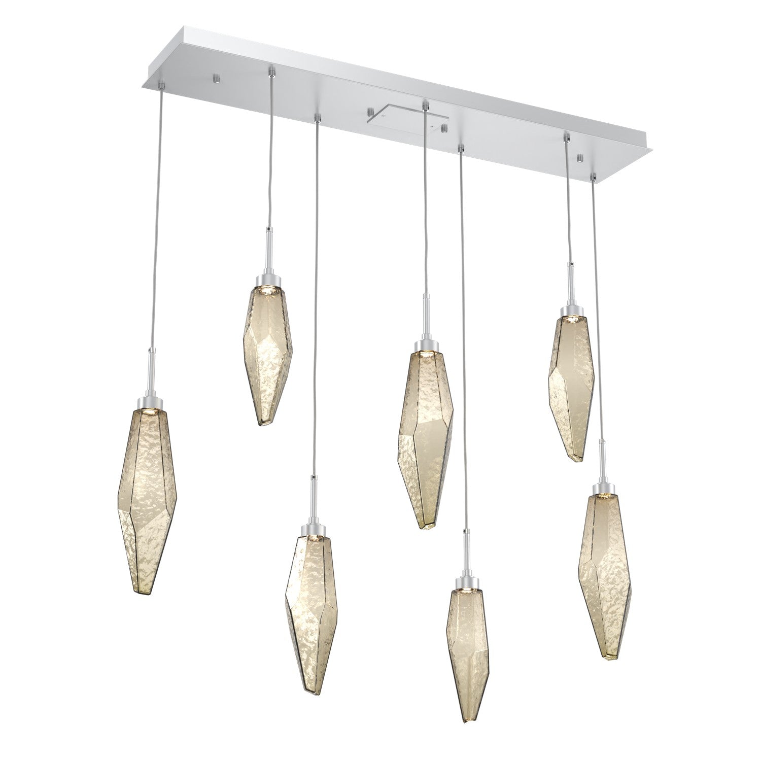 Hammerton Studio - PLB0050-07-CS-CB-C01-L1 - LED Pendant - Rock Crystal - Classic Silver