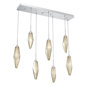 Hammerton Studio - PLB0050-07-CS-CB-C01-L3 - LED Pendant - Rock Crystal - Classic Silver