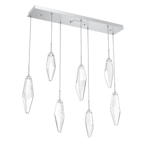 Hammerton Studio - PLB0050-07-CS-CC-C01-L3 - LED Pendant - Rock Crystal - Classic Silver