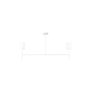 Visual Comfort Studio - BC1012MWT - Two Light Linear Chandelier - Key - Matte White