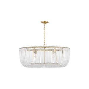 Visual Comfort Studio - CP1466BBS - Six Light Pendant - Pierce - Burnished Brass