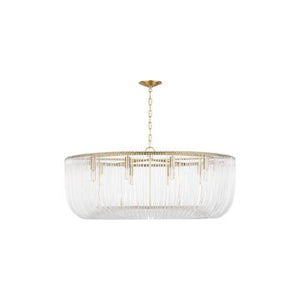 Visual Comfort Studio - CP14710BBS - Ten Light Pendant - Pierce - Burnished Brass
