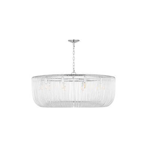 Visual Comfort Studio - CP14710PN - Ten Light Pendant - Pierce - Polished Nickel